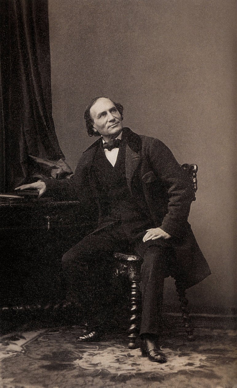 Henri Robin, hollantilainen taikuri, n. 1860 (m/w valokuva) tekijältä Andre Adolphe Eugene Disderi