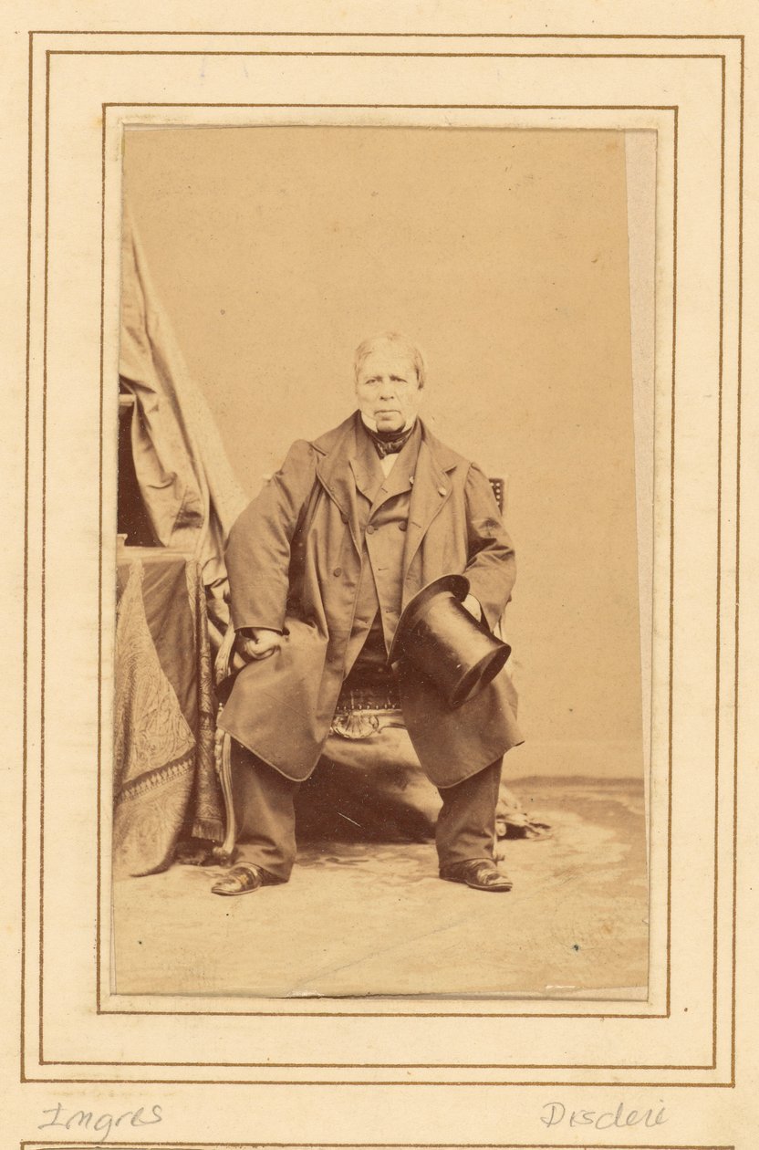 [Jean Auguste Dominique] Ingres (1780 - 1867) tekijältä Andre Adolphe Eugene Disderi