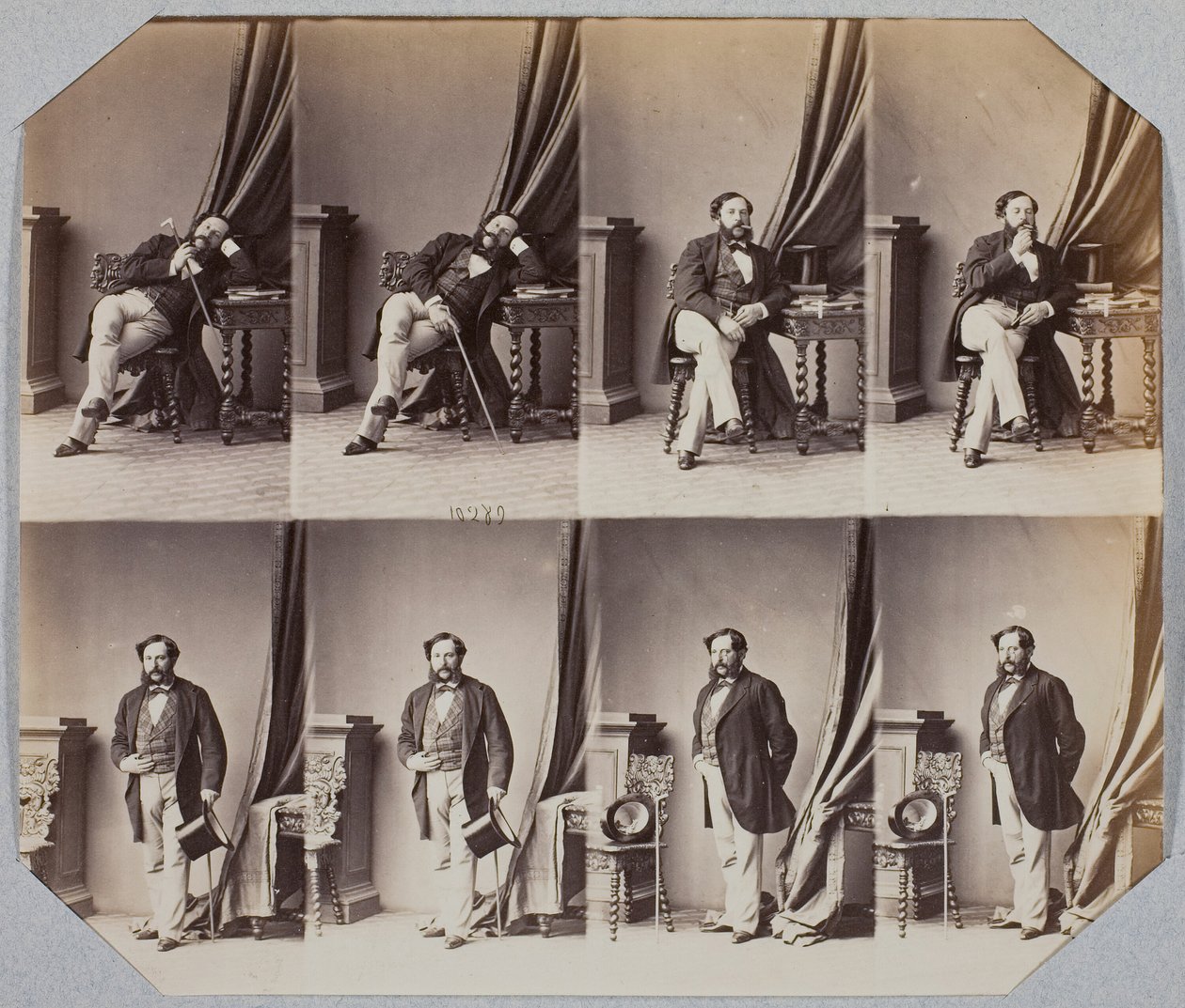 Napoleon Coste, 1859. tekijältä Andre Adolphe Eugene Disderi