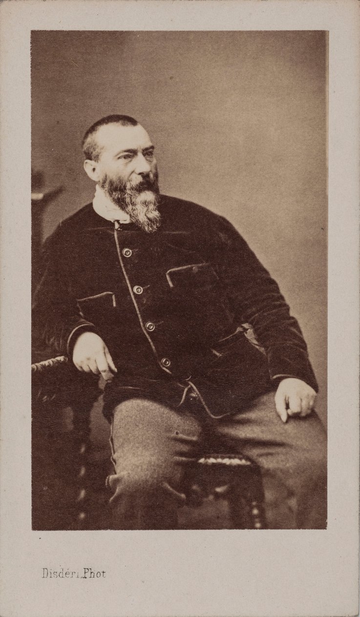 Alphonse Karrin muotokuva 1808-1890. tekijältä Andre Adolphe Eugene Disderi
