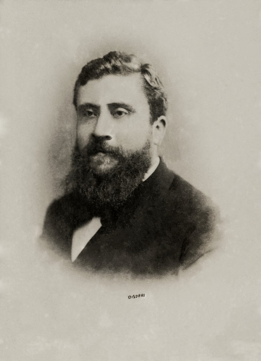 Jean Jauresin muotokuva ( 1859 tekijältä Andre Adolphe Eugene Disderi