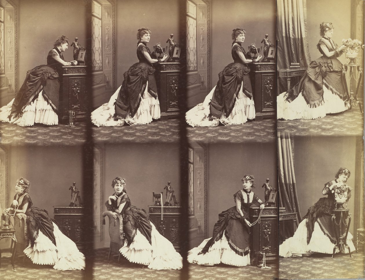 Rosalie Léon, 1866. tekijältä Andre Adolphe Eugene Disderi