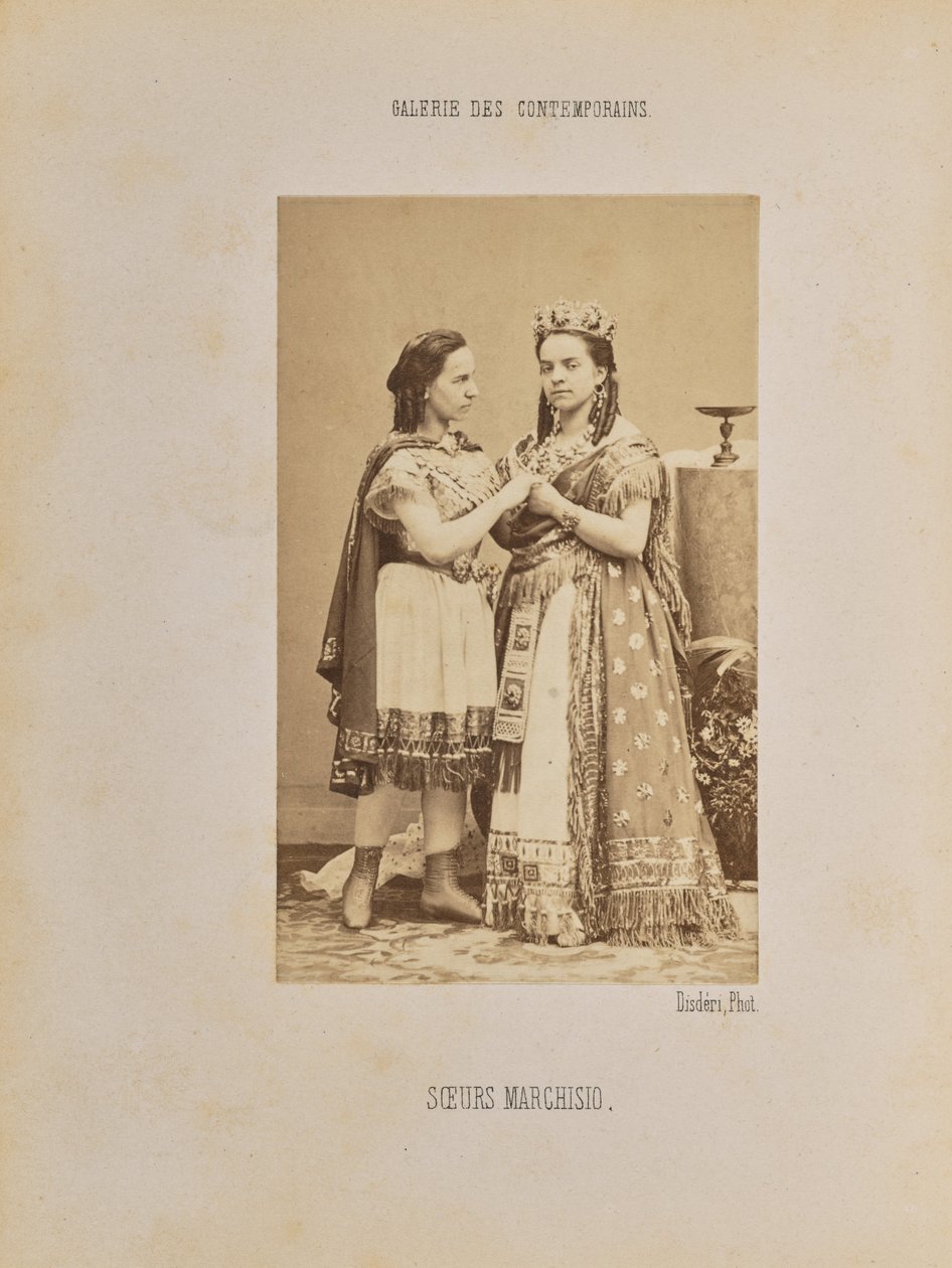 Marchision sisaret tekijältä Andre Adolphe Eugene Disderi