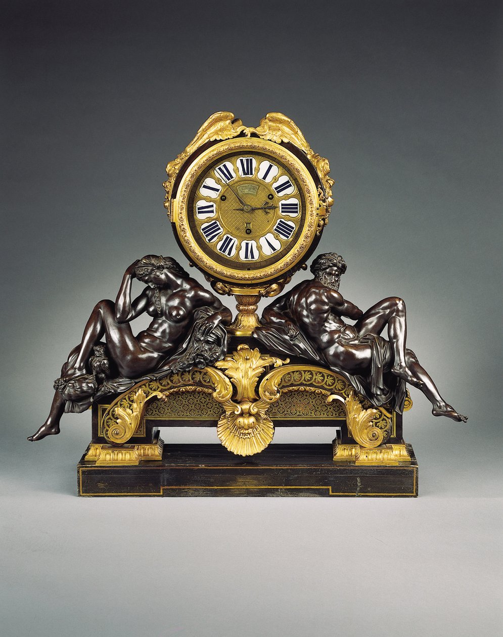 Kello d "Epoque Regence tekijältä Andre Charles Boulle