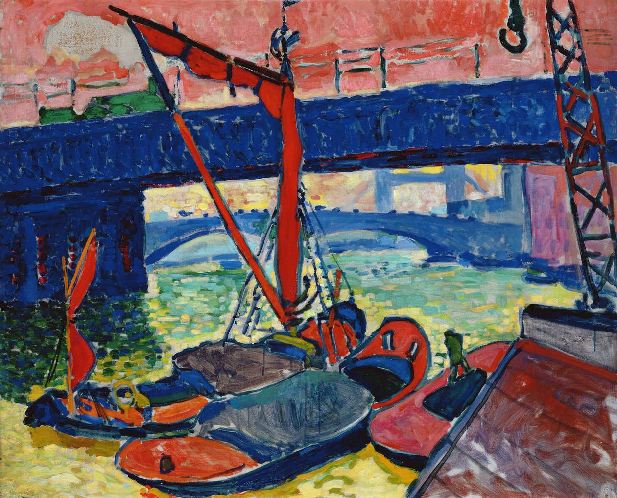 Proomut Thamesilla tekijältä Andre Derain