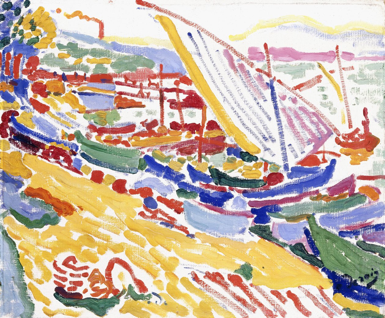 Veneet Colliouren satamassa tekijältä Andre Derain