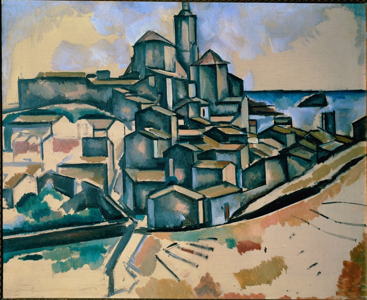 Andre Derainin (1880-1954) maalaus Cadaques 1910 Praha, Kansallisgalleria tekijältä Andre Derain