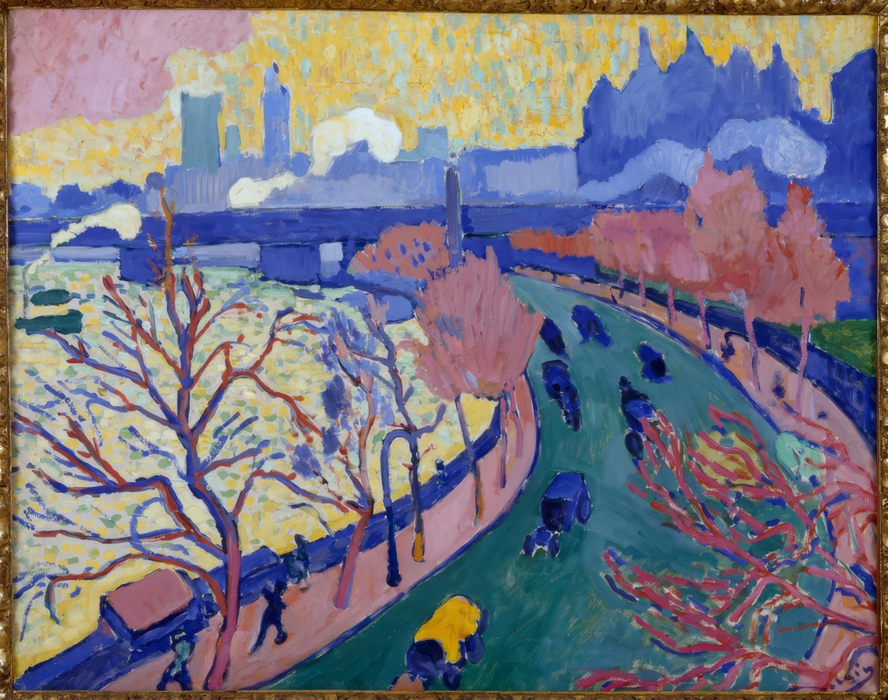 Charing Crossin silta Lontoossa tekijältä Andre Derain