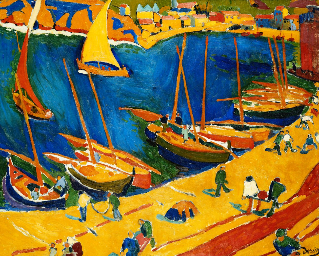 Collioure: Collioure: Kalasatama; Collioure: Le Port de Peche tekijältä Andre Derain