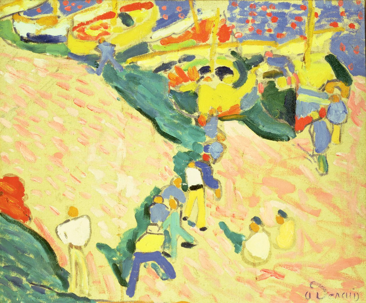 Colliouren kalastajat tekijältä Andre Derain