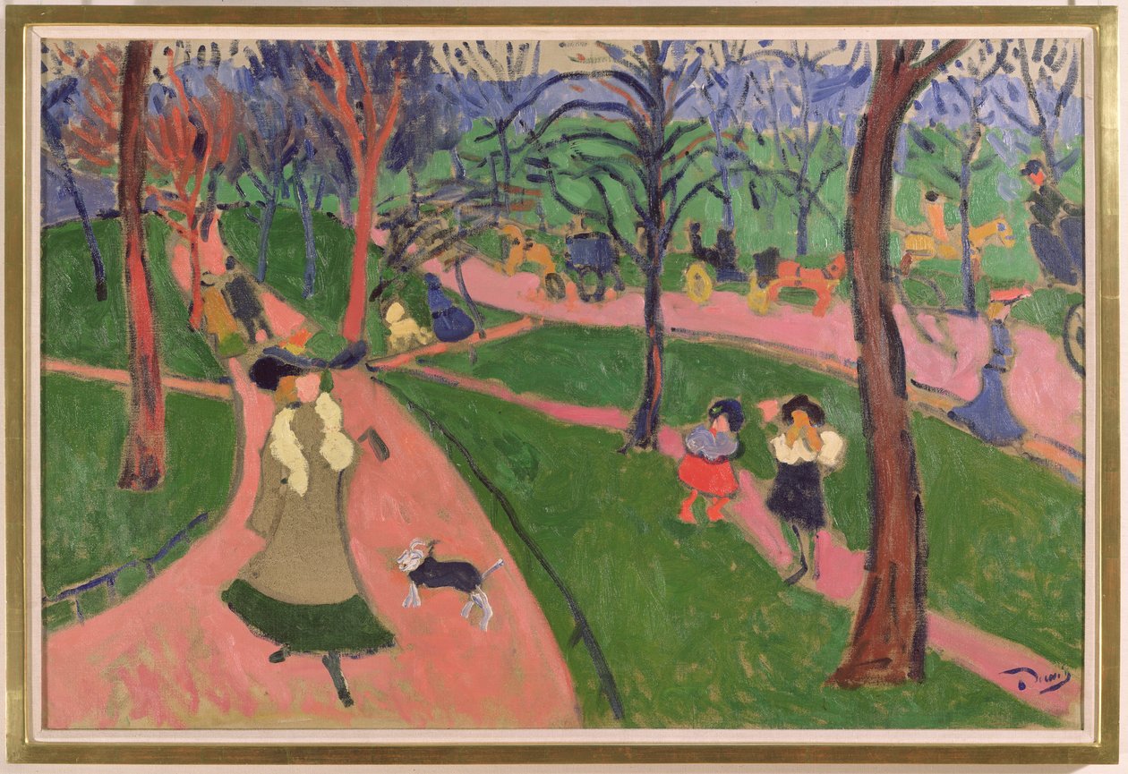 Hyde Park, n.1906 (öljy kankaalle). tekijältä Andre Derain