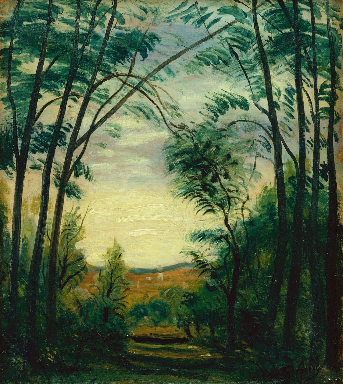 Maisema (öljy kankaalle) tekijältä Andre Derain