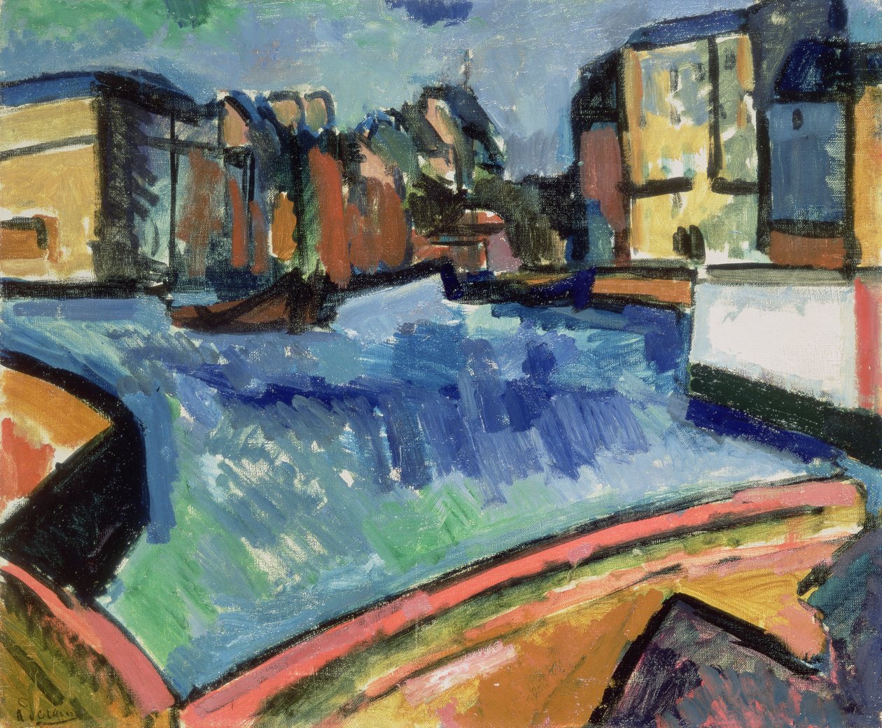 Le Port Du Havre tekijältä Andre Derain