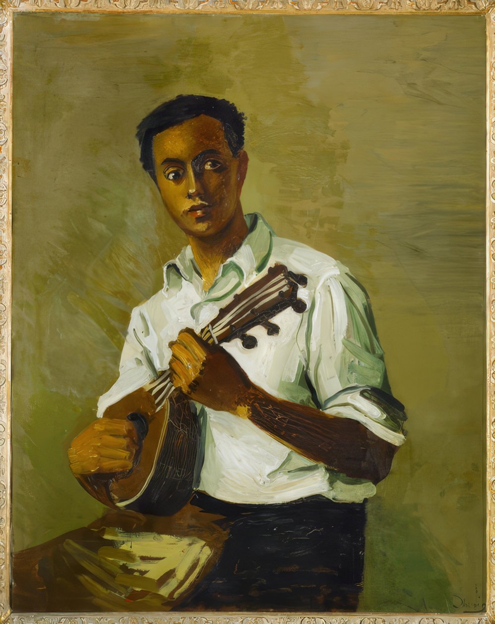 Musta mandoliinin kanssa tekijältä Andre Derain