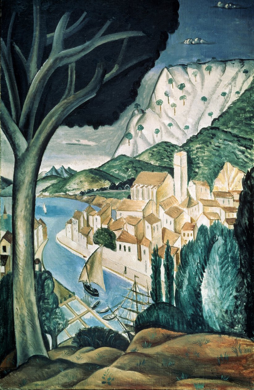 Martigues (Provencen satama) tekijältä Andre Derain