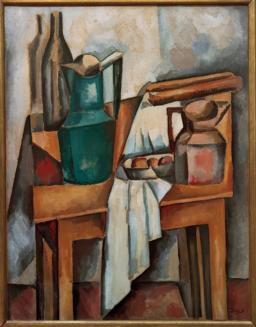 Asetelma pöydän ääressä tekijältä Andre Derain