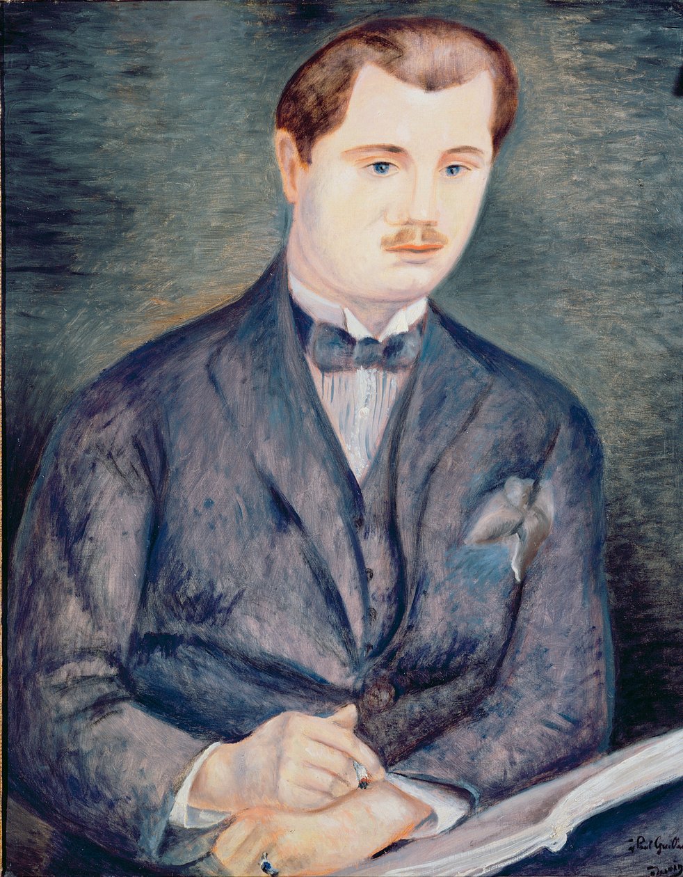 Paul Guillaumen muotokuva, 1919-20 (öljy kankaalle) (ks. myös 287559). tekijältä Andre Derain