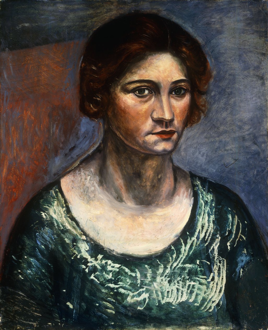 Naisen muotokuva; Portrait de Femme (Naisen muotokuva) tekijältä Andre Derain