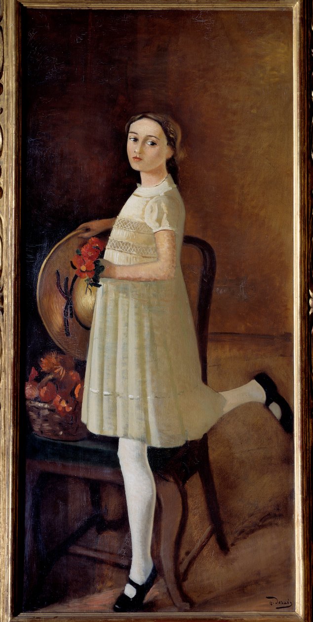 Muotokuva taidemaalarin veljentyttärestä vuonna 1931 (öljy kankaalle). tekijältä Andre Derain