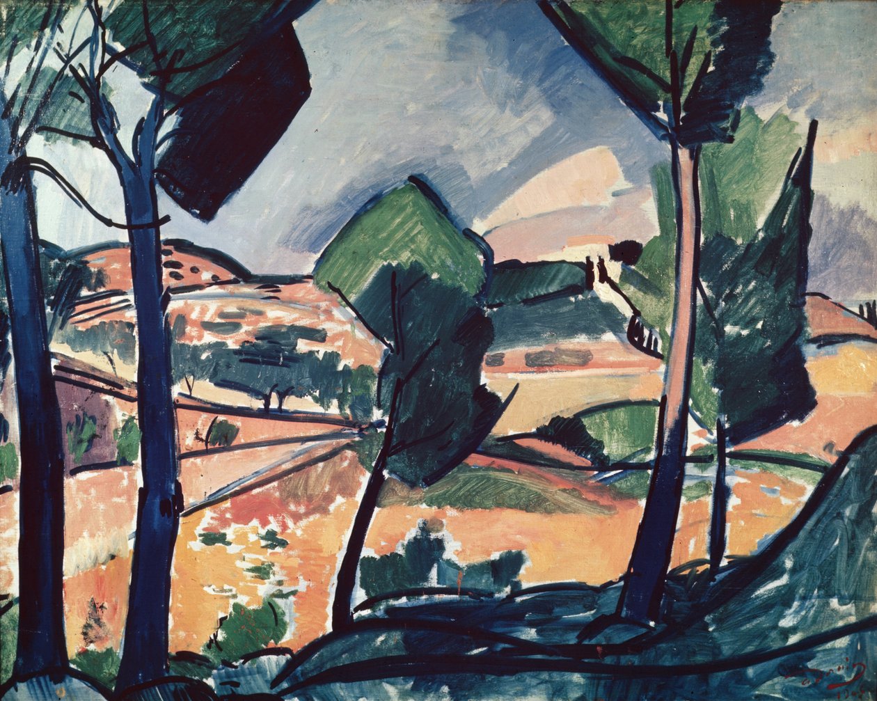 Provencelainen maisema tekijältä Andre Derain
