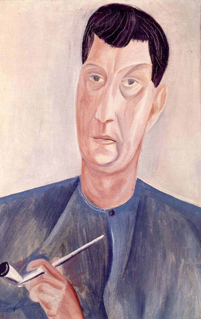 Omakuva, noin 1913-14 (öljy kankaalle). tekijältä Andre Derain