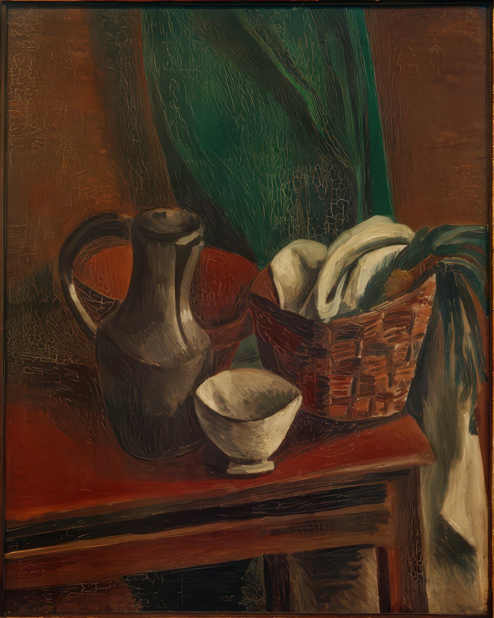 Asetelma kannun kanssa tekijältä Andre Derain