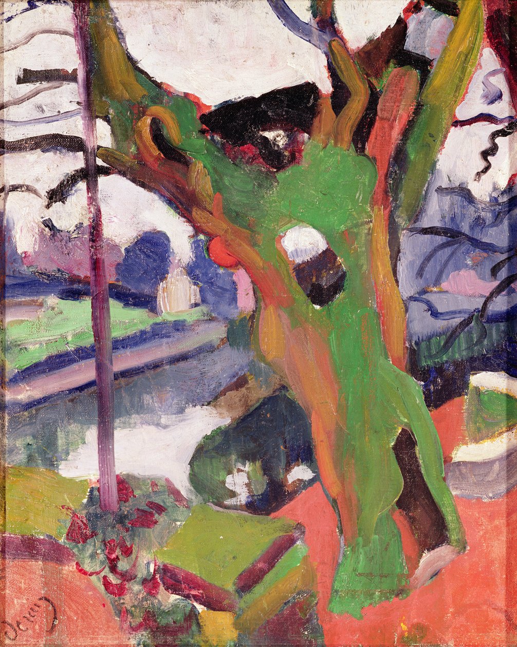 Vanha puu tekijältä Andre Derain