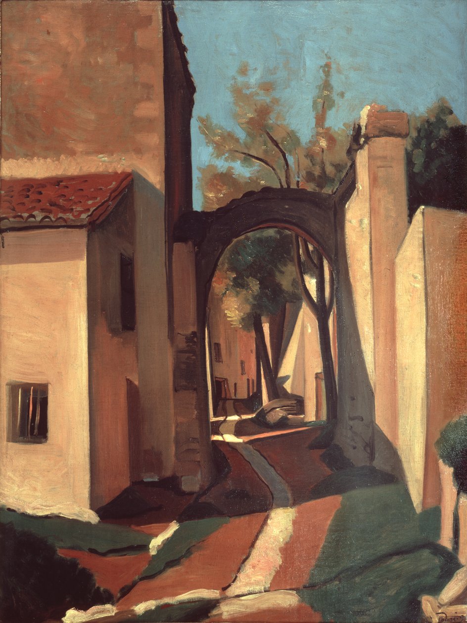 Provencen kylä (öljy kankaalle) tekijältä Andre Derain
