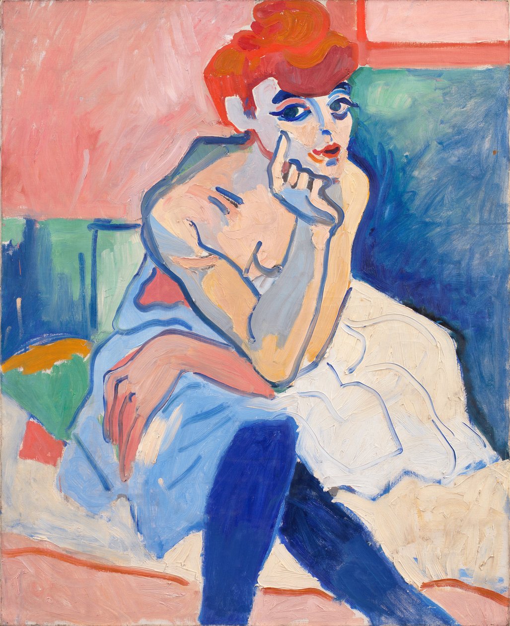 Nainen puvussa tekijältä Andre Derain