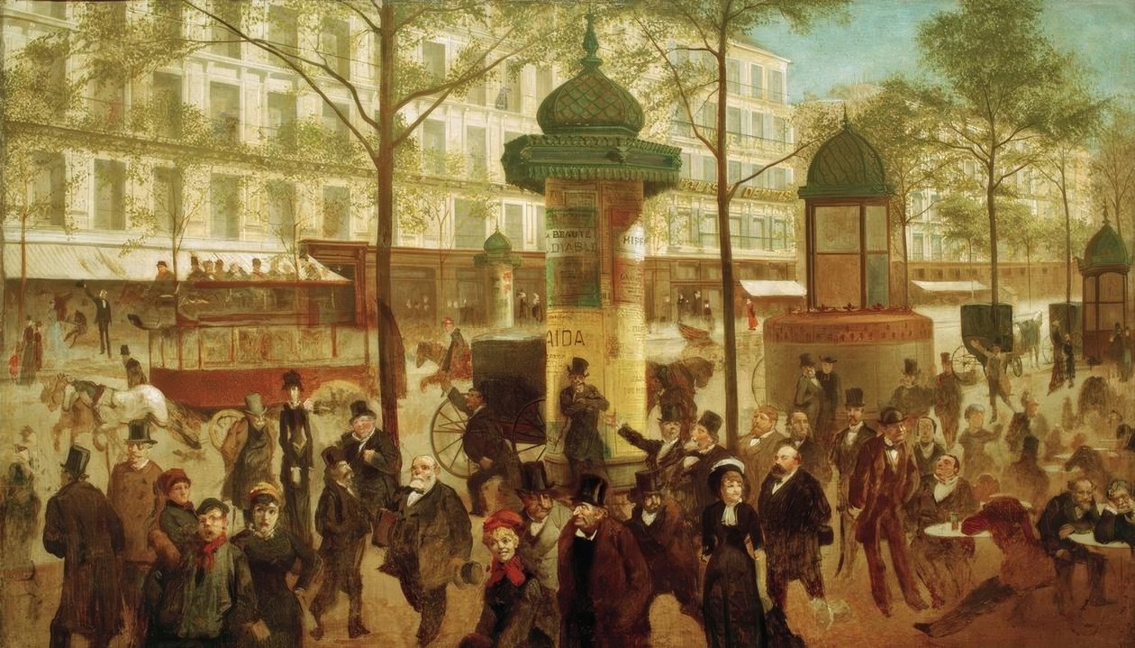 A.Gill, Le Boulevard Montmartre tekijältä Andre Gill