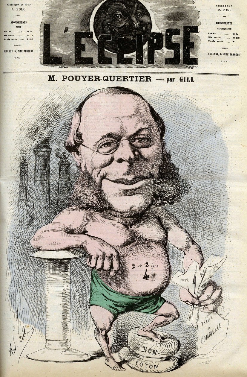 Auguste Pouyer-Quertier (Pouyer Quertier) (1820 - 1891). Andre Gillin "" L