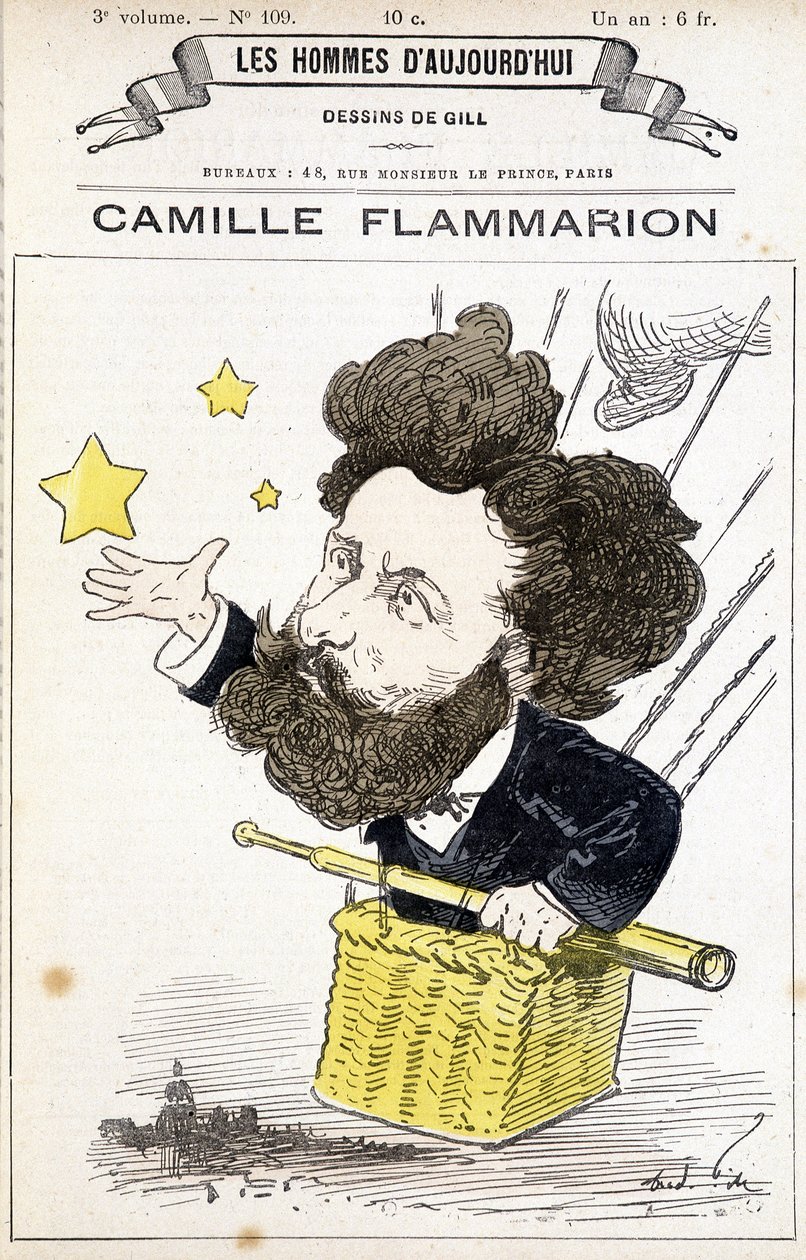 Camille Flammarion - Gill, elokuvassa "Tän päivän miehet" tekijältä Andre Gill