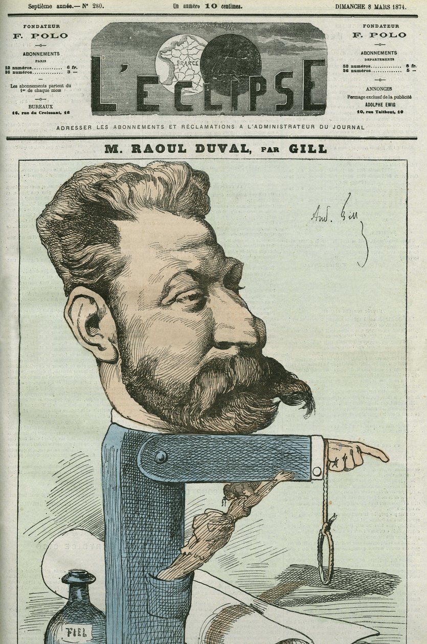Sarjakuva Fernand Raoul-Duval (Fernand Raoul Duval tekijältä Andre Gill