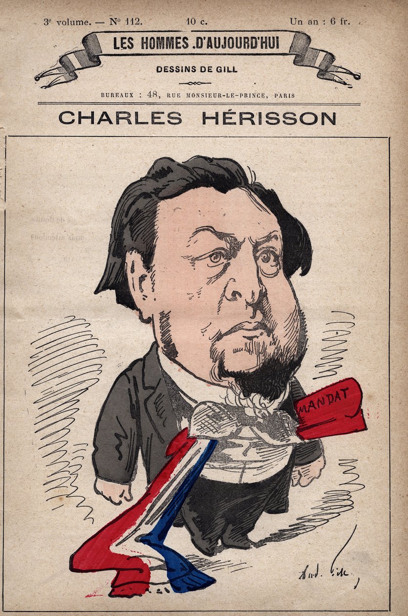 Sarjakuva Charles Herissonista 1831-1893 Les Hommes d