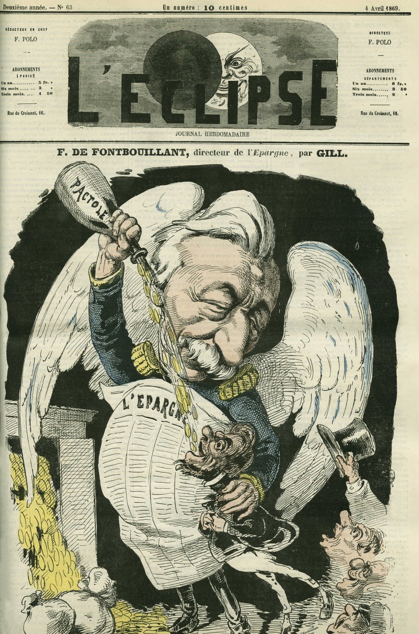 F. de Fontbouillant, Epargnen johtaja. Kansi "" L