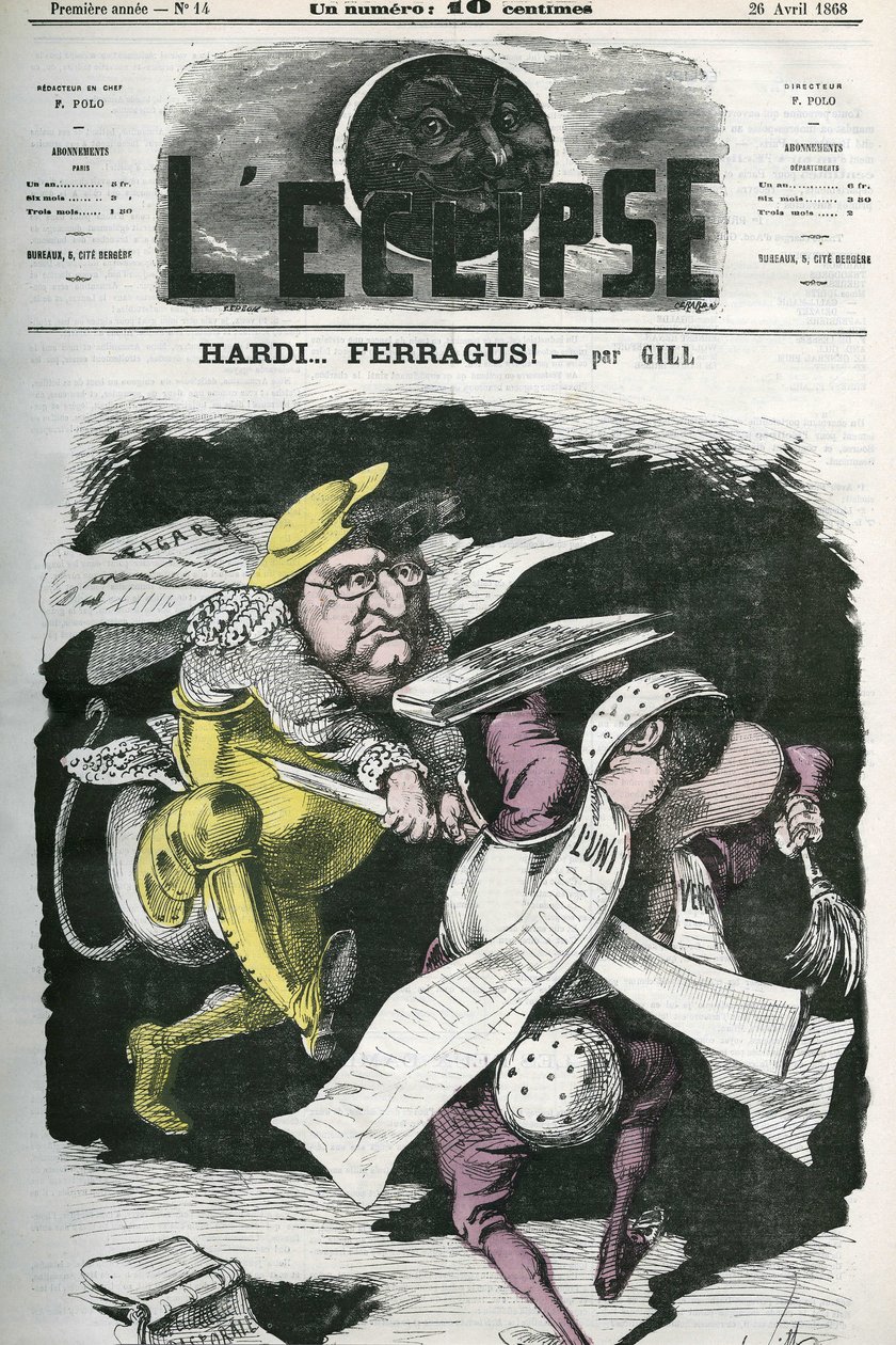 Hardi... Ferragus, kuva "" Figarosta"" "" Universumille"". Kansi "" L