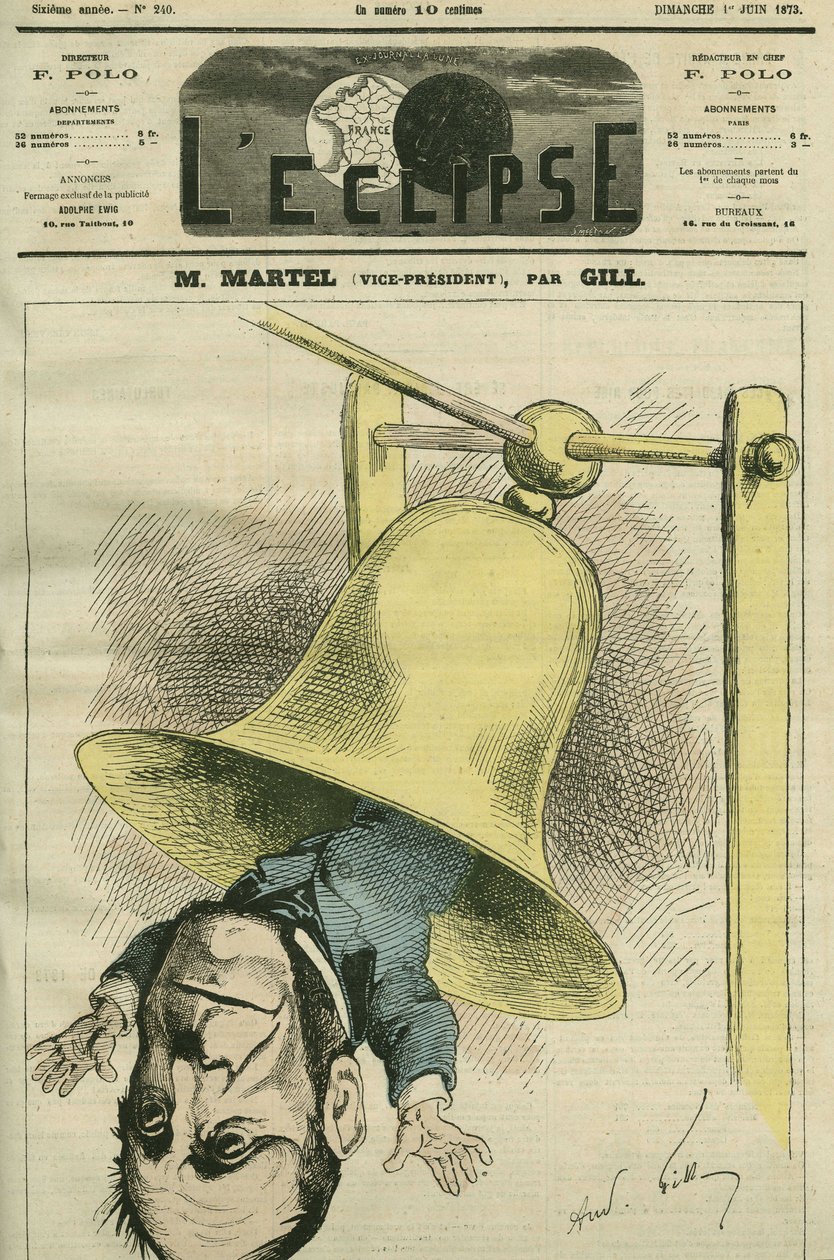 Louis-Joseph Martel (1813-1892), ranskalainen poliitikko. Kansi "" L