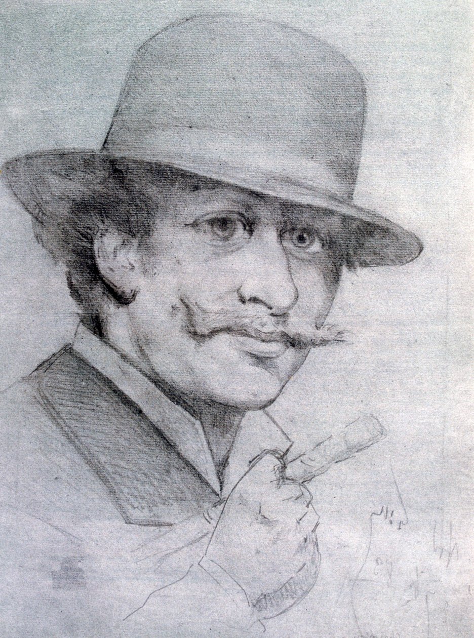 André Gillin omakuva, 1883, 1927 tekijältä Andre Gill