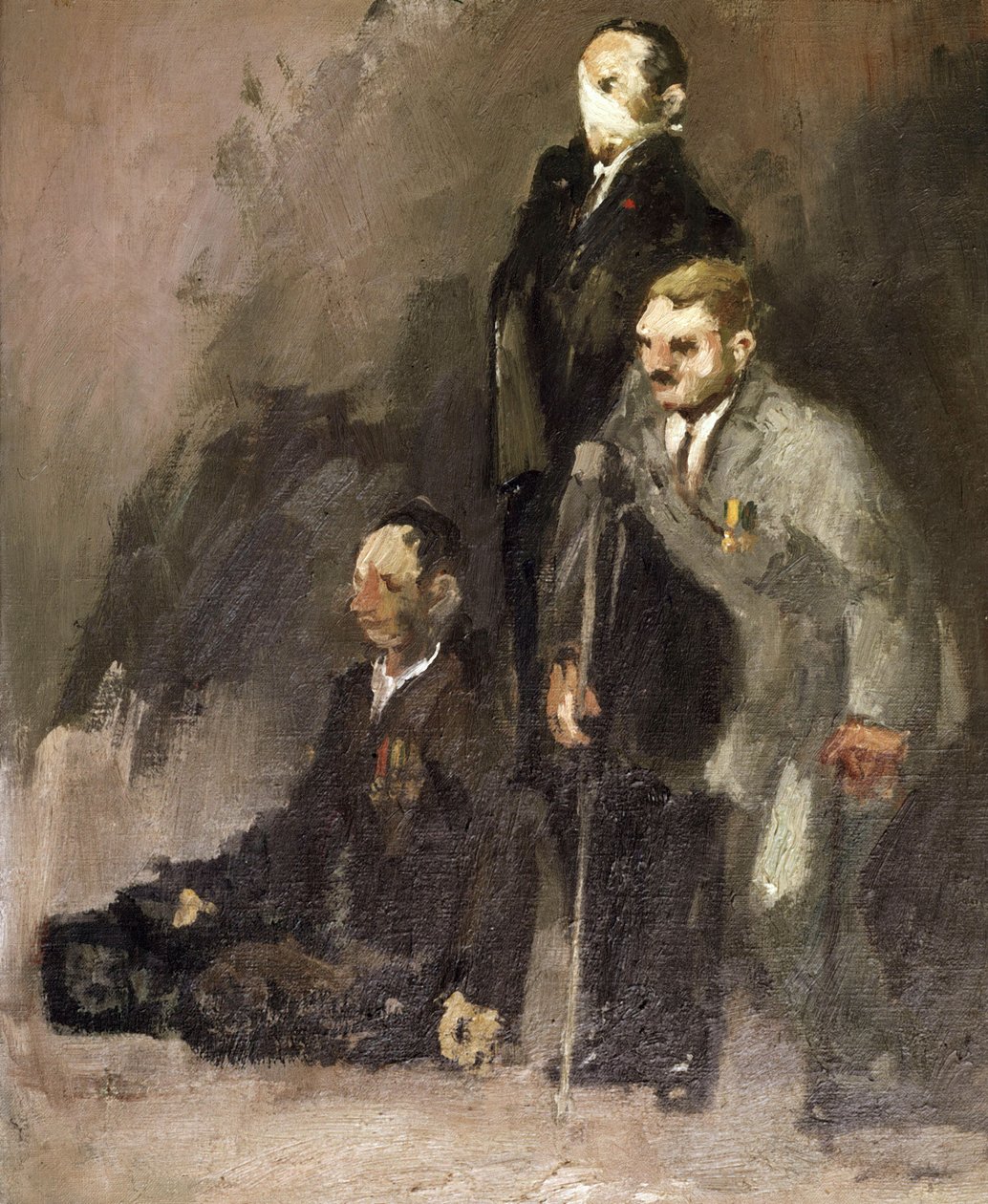 Les Invalides, 1918 tekijältä Andre Mare