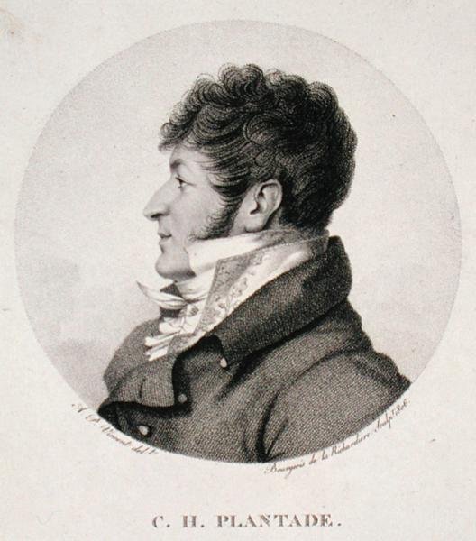 Charles-Henri Plantaden (1764-1839) muotokuva 1806 (kaiverrus) tekijältä Andre Paul (after) Vincent