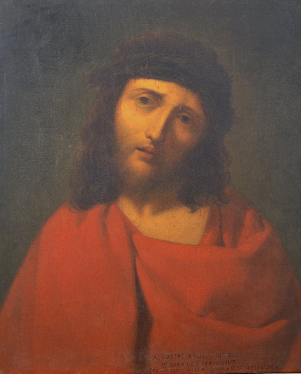 Jeesus Kristus orjantappurakruunun kanssa tekijältä Andrea Busiri Vici