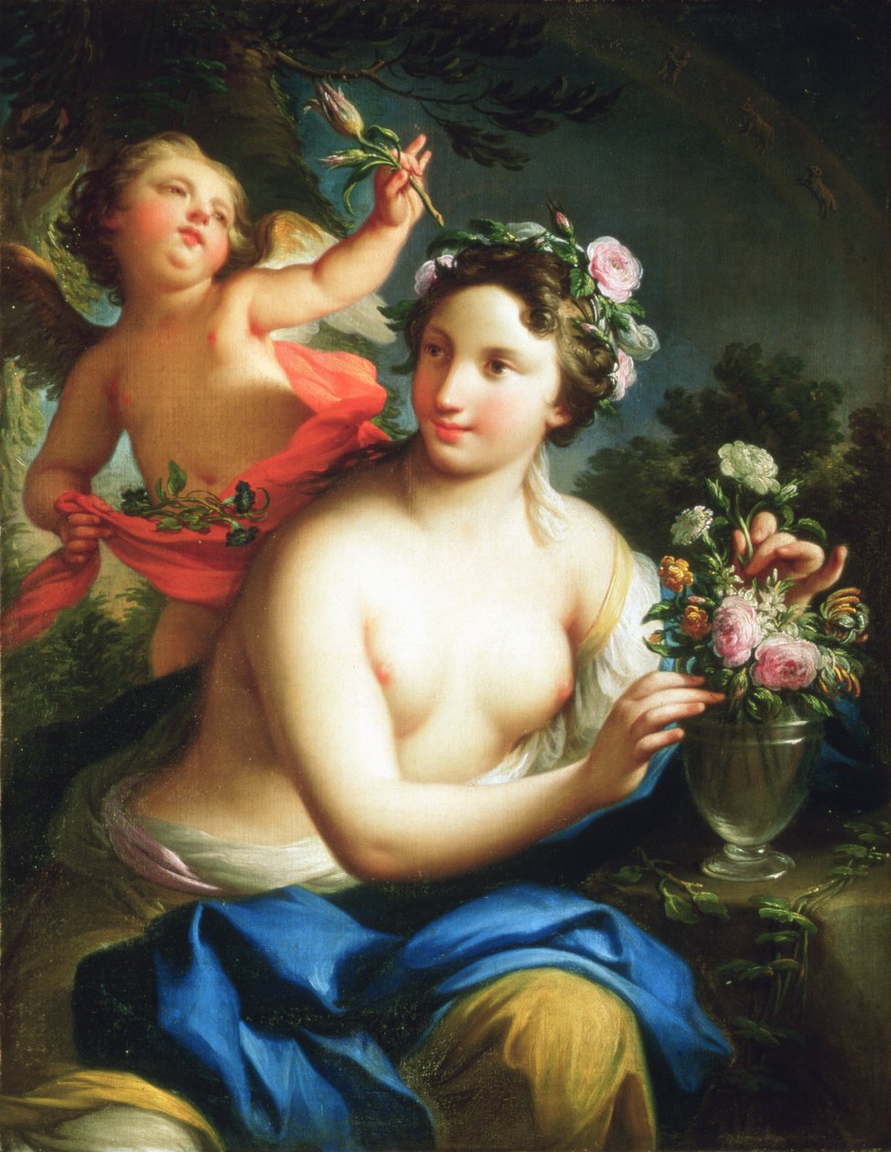 Kevään allegoria, noin 1760 tekijältä Andrea Casali