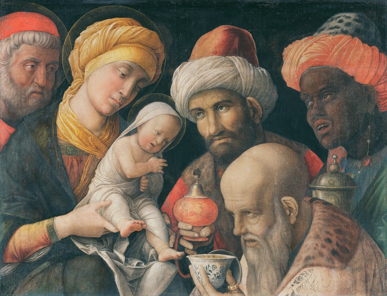 Maagien palvominen tekijältä Andrea Mantegna