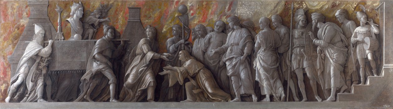Esittelyssä espanjalainen kultainen di Roma tekijältä Andrea Mantegna