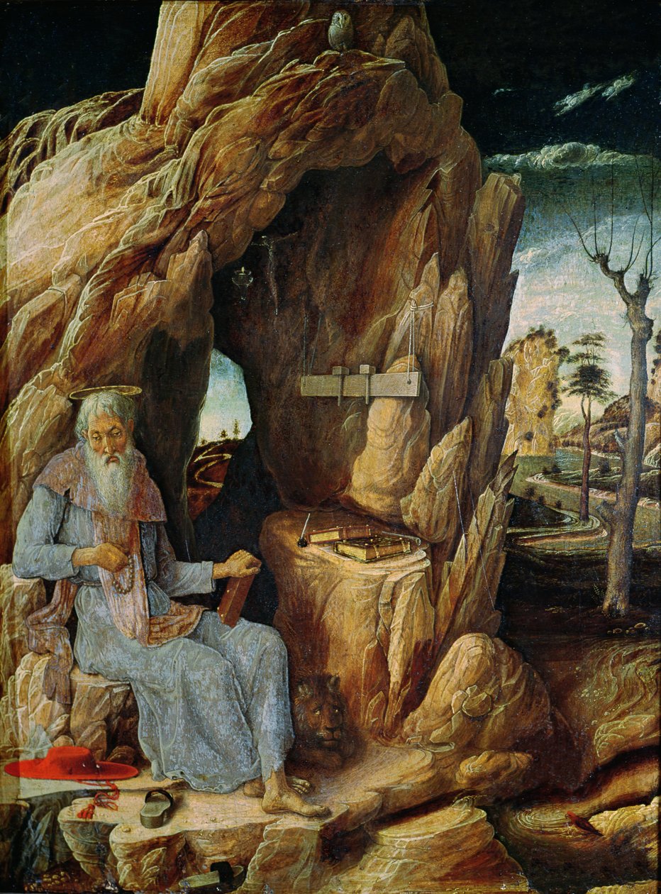 Pyhä Hieronymus tekijältä Andrea Mantegna