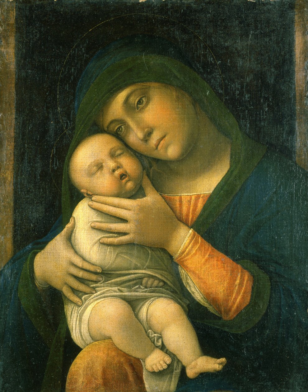 Neitsyt ja lapsi tekijältä Andrea Mantegna