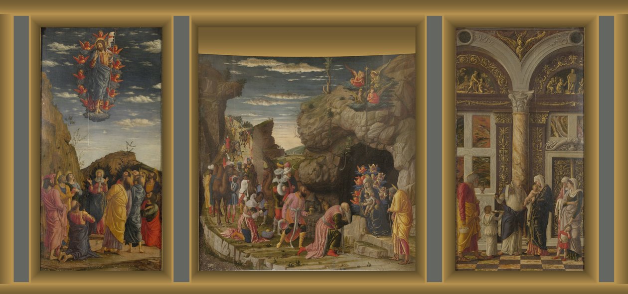 Triptyykki tekijältä Andrea Mantegna