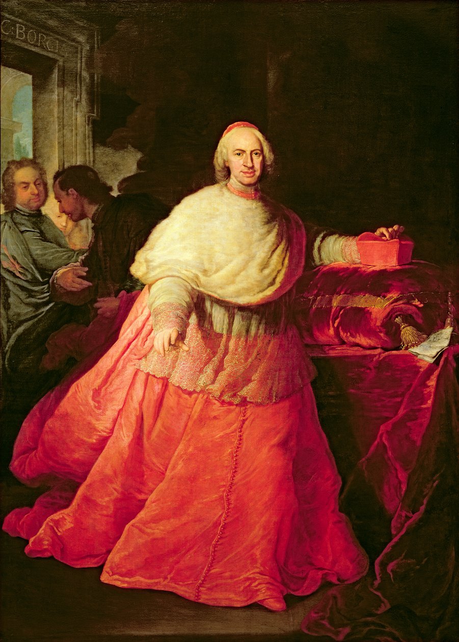 Kardinaali Carlos de Borja, noin 1721 tekijältä Andrea Procaccini