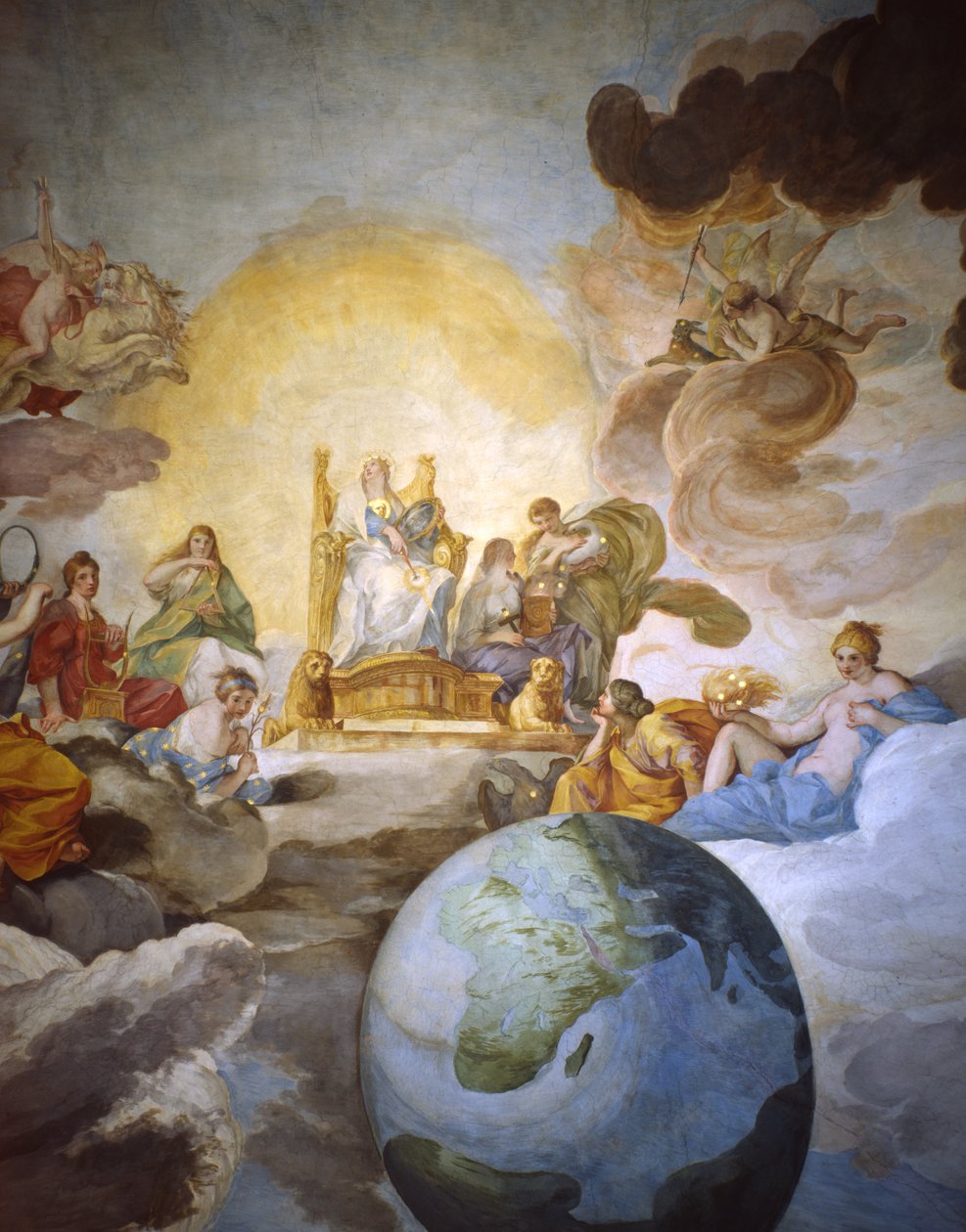 Allegoria jumalallisesta viisaudesta, 1629-33. tekijältä Andrea Sacchi
