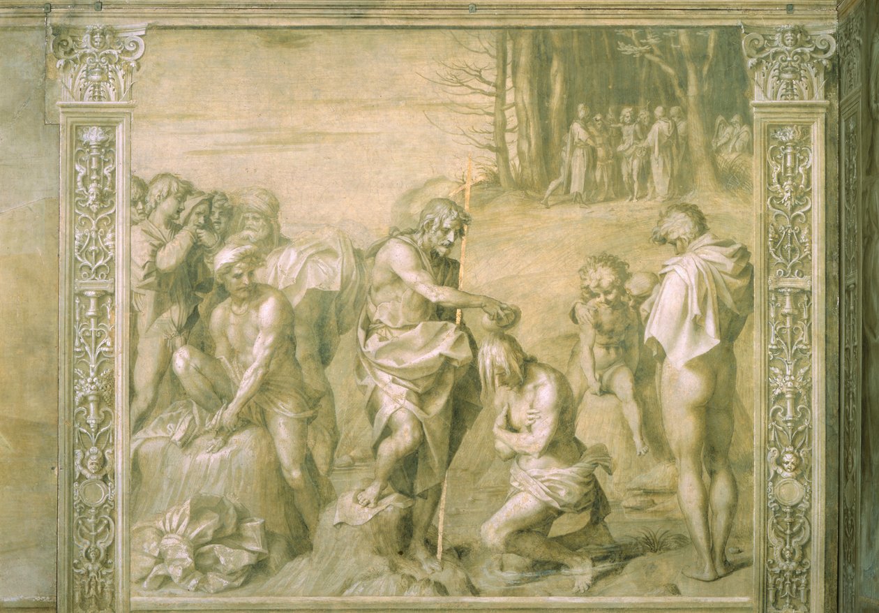 Battesimo della gente tekijältä Andrea del Sarto